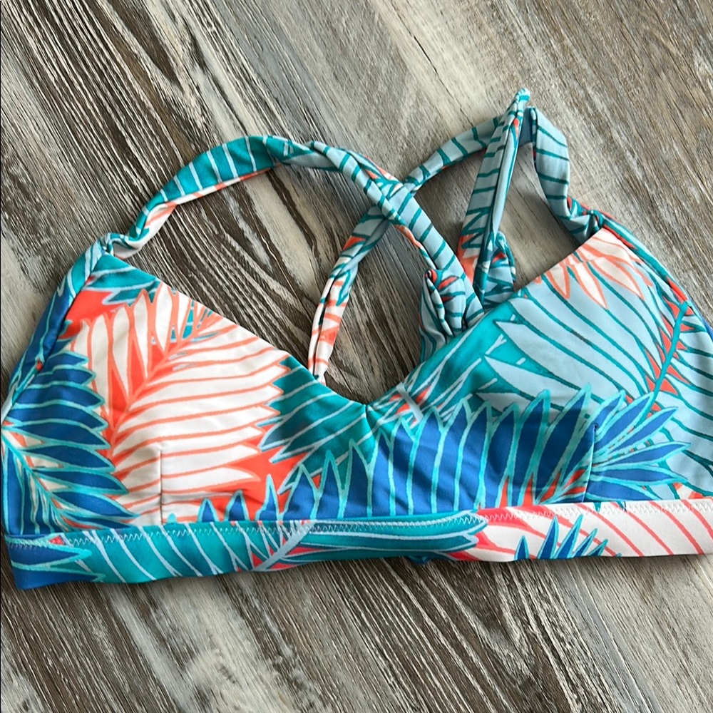 Raisins cross back bikini top